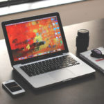 Laptop workspace setup